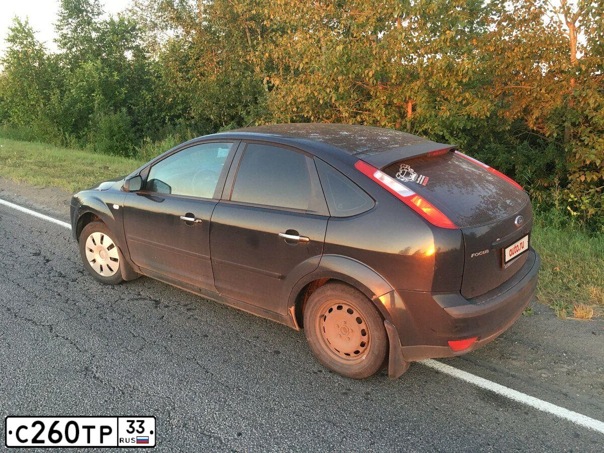 Фото автомобиля FORD FOCUS, 2007 — госномер С260ТР33. Цвет: ЧЕРНЫЙ