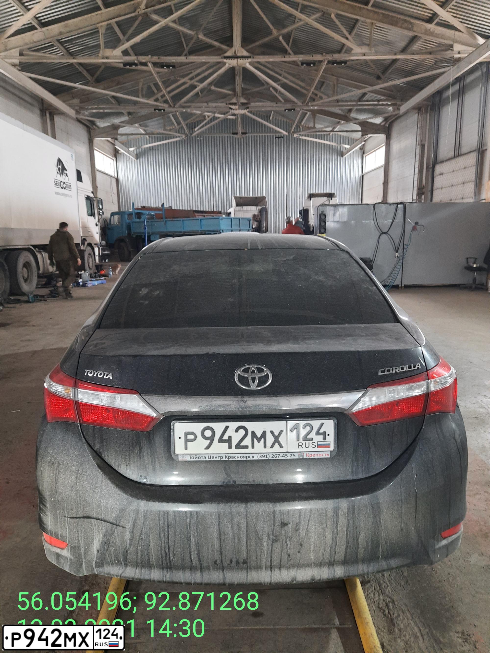 Фото автомобиля TOYOTA COROLLA, 2014 — госномер А453ХС790. Цвет: ЧЕРНЫЙ