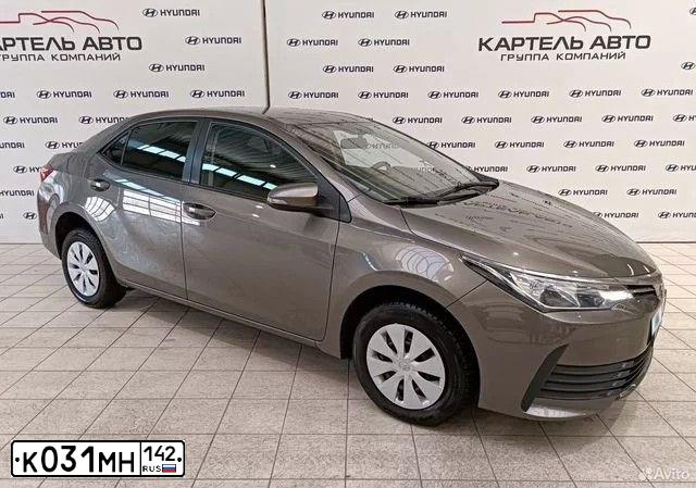 Фото автомобиля TOYOTA COROLLA, 2016 — госномер С098НС142. Цвет: ТЕМНО-СЕРЫЙ