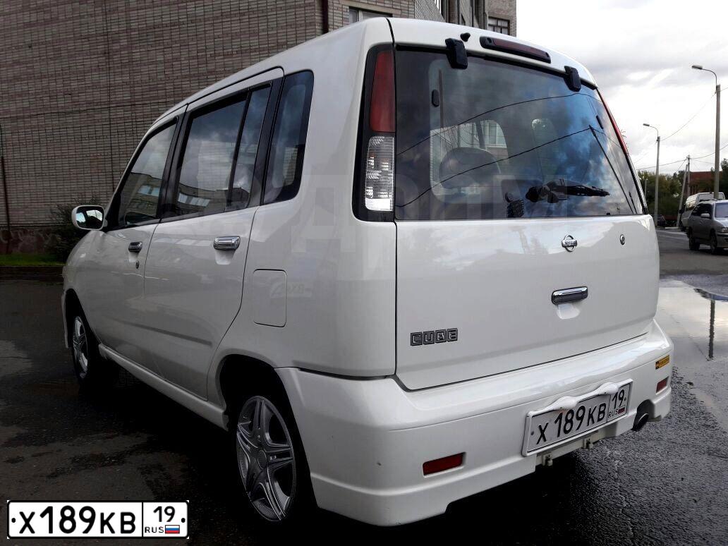 Фото автомобиля NISSAN CUBE, 2000 — госномер А792ВН17