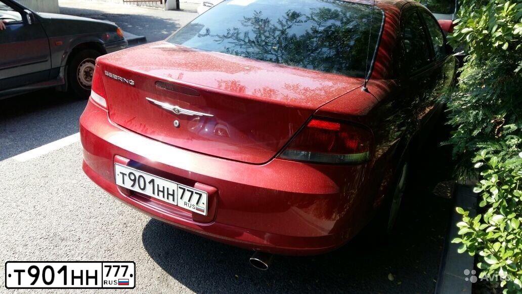Фото автомобиля CHRYSLER SEBRING, 2005 — госномер Е452ВВ180