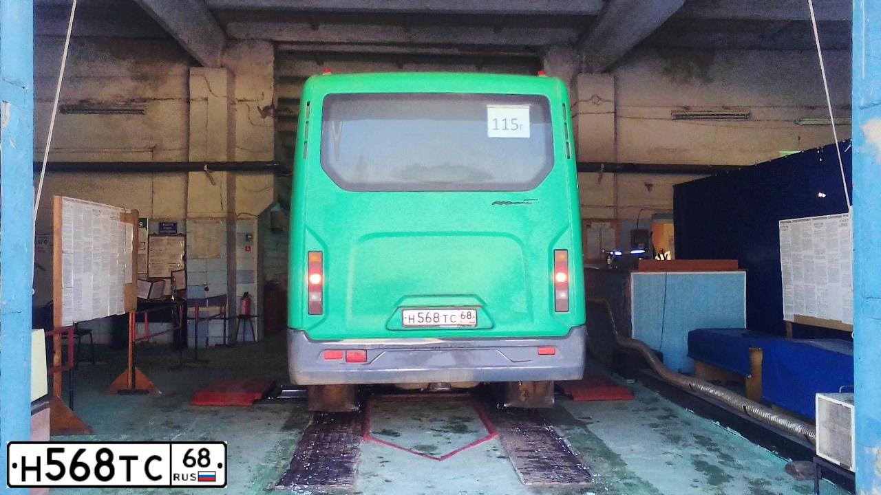 Фото автомобиля GAZ EL NEXT, 2015 — госномер Н568ТС68. Цвет: ЗЕЛЕНЫЙ