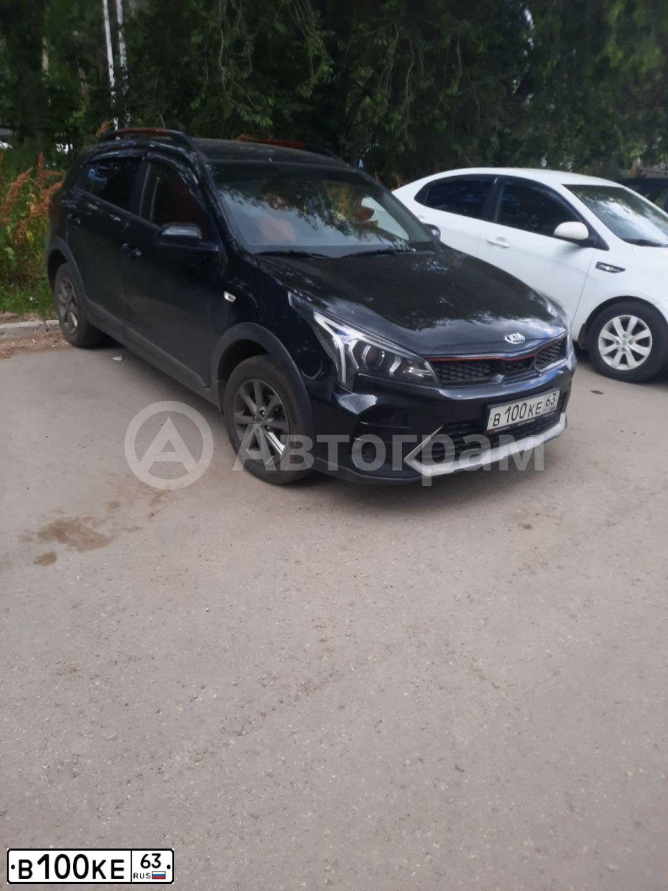 Фото автомобиля KIA RIO, 2014 — госномер А700ОВ45. Цвет: ЧЕРНЫЙ
