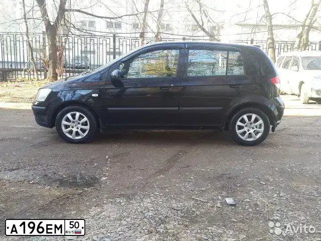 Фото автомобиля HYUNDAI GETZ, 2003 — госномер К138АМ82. Цвет: ЧЕРНЫЙ