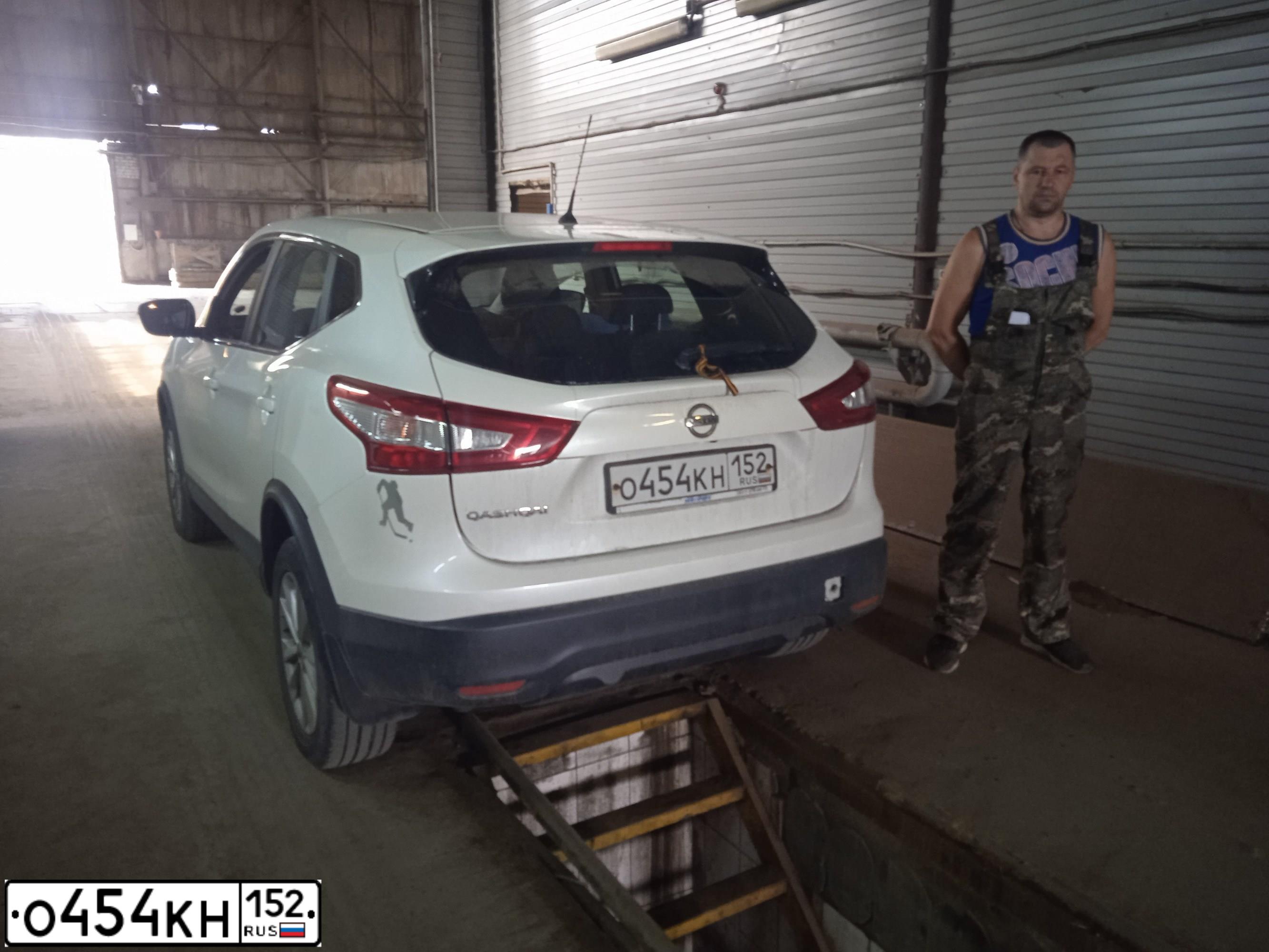 Фото автомобиля NISSAN QASHQAI, 2016 — госномер У968ВМ152