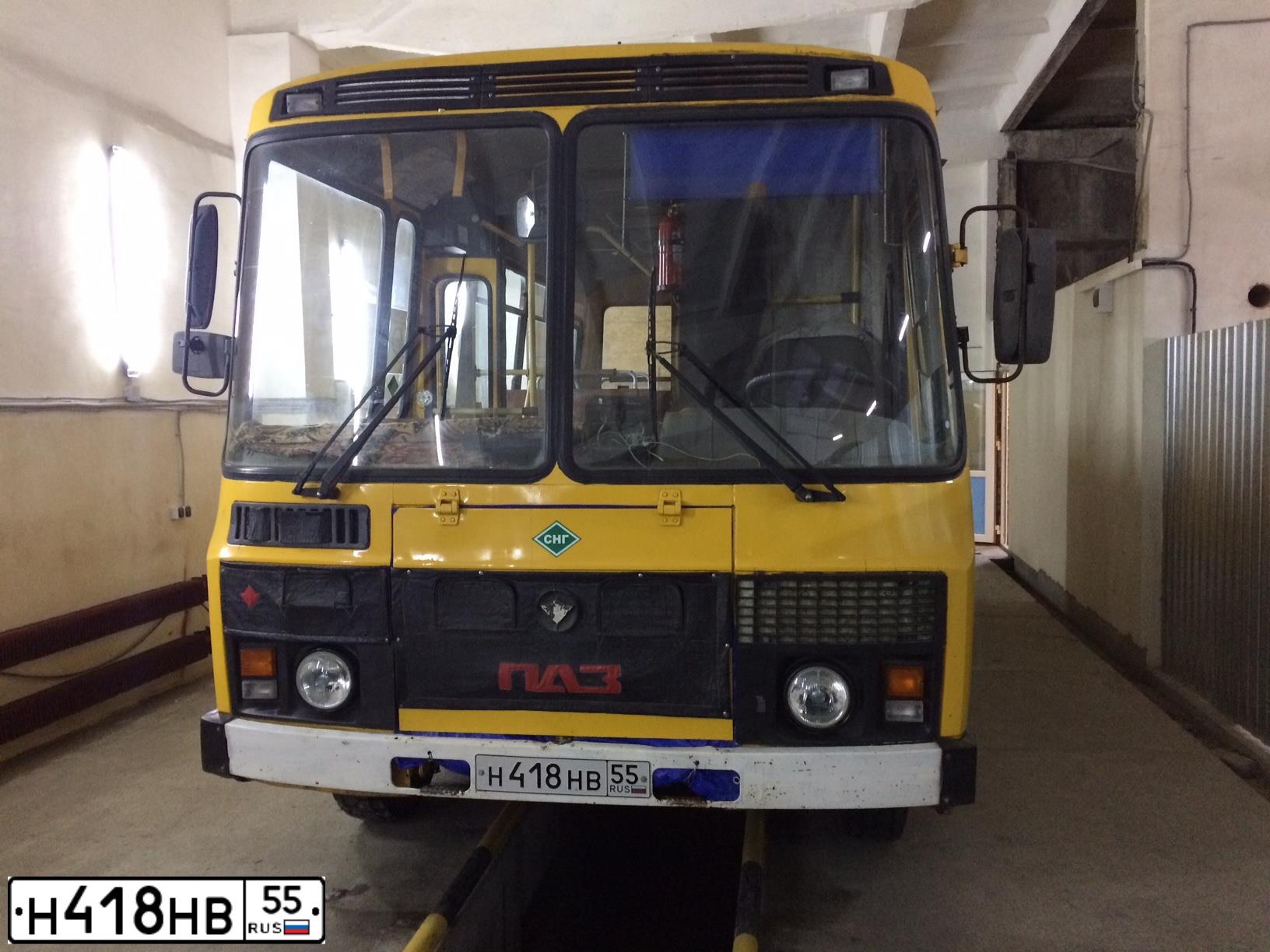 Фото автомобиля ПАЗ 32053-70, 2007 — госномер А212АХ155. Цвет: ЖЕЛТЫЙ