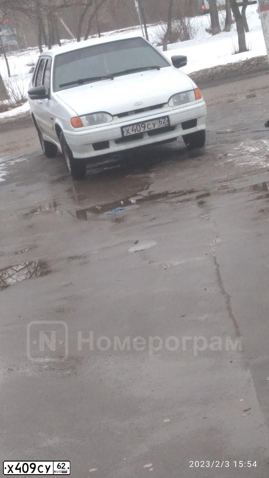 Фото автомобиля LADA 2115 SAMARA, 2011 — госномер Х409СУ62. Цвет: Белый
