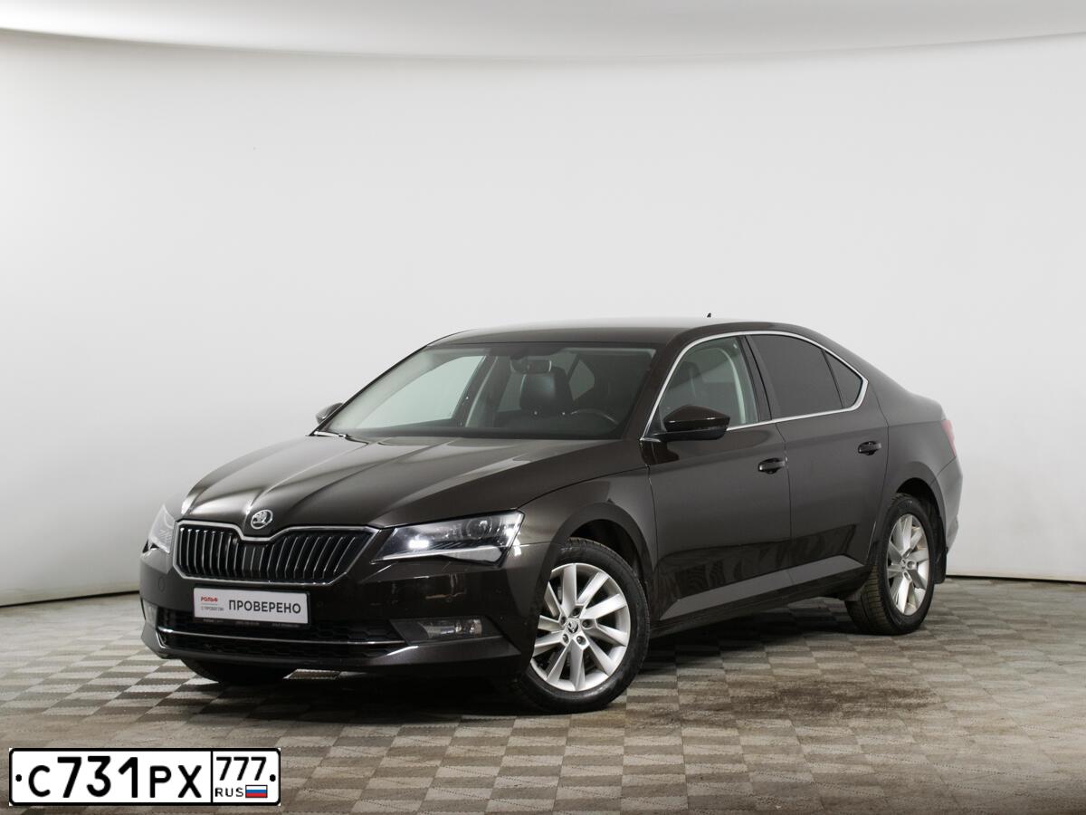 Фото автомобиля SKODA SUPERB, 2016 — госномер М214ВМ180. Цвет: КОРИЧНЕВЫЙ