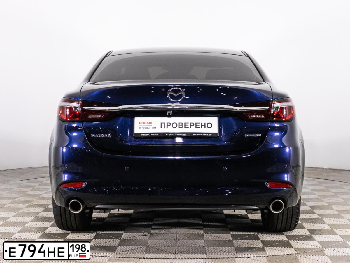 Фото автомобиля MAZDA 6, 2019 — госномер С204МР198. Цвет: синий