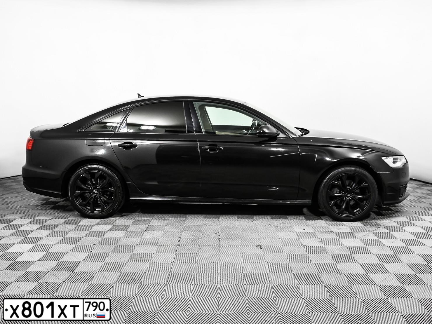 Фото автомобиля AUDI A6, 2015 — госномер Х801ХТ790. Цвет: ЧЕРНЫЙ