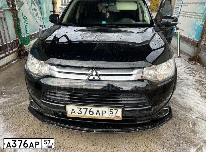 Фото автомобиля MITSUBISHI OUTLANDER, 2014 — госномер О503РК71. Цвет: ЧЕРНЫЙ