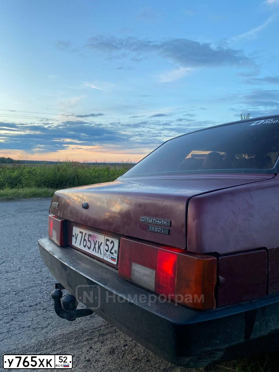 Фото автомобиля LADA 2109 SAMARA, 2000 — госномер У765ХК52. Цвет: ТЕМНО-ВИШНЕВЫЙ