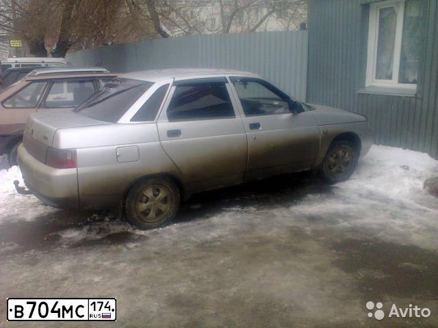 Фото автомобиля LADA 2110, 2001 — госномер В704МС174. Цвет: СЕРЕБРИСТЫЙ
