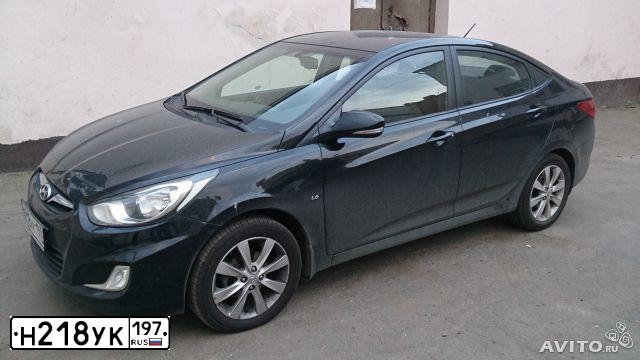 Фото автомобиля HYUNDAI SOLARIS, 2012 — госномер А269СВ67. Цвет: ЧЕРНЫЙ