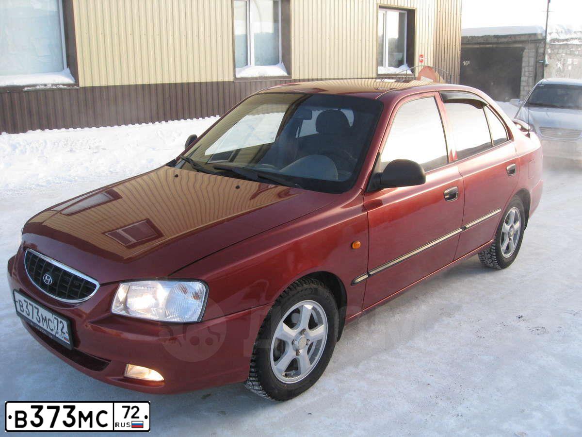 Фото автомобиля TAGAZ ACCENT, 2006 — госномер В373МС72. Цвет: Красный