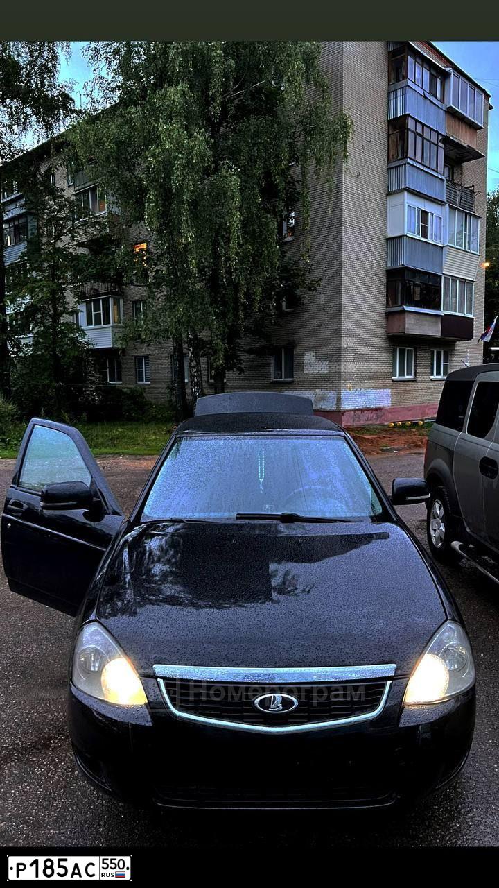 Фото автомобиля LADA 2170 PRIORA, 2008 — госномер Е342НМ13. Цвет: Темно-зеленый