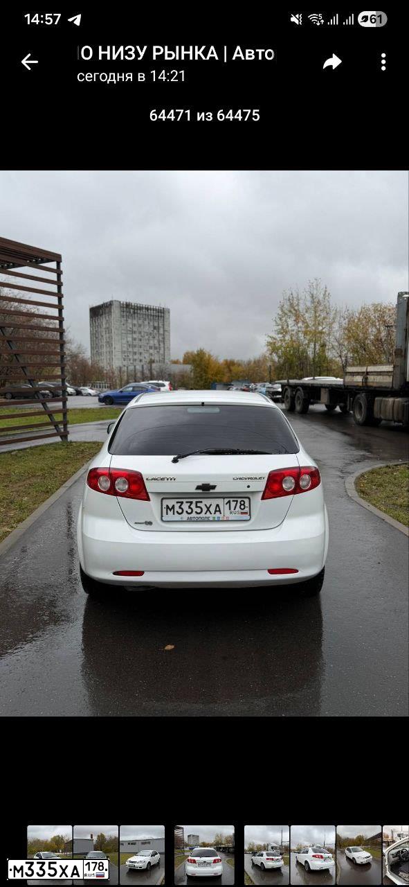 Фото автомобиля CHEVROLET LACETTI, 2012 — госномер М335ХА178. Цвет: БЕЛЫЙ