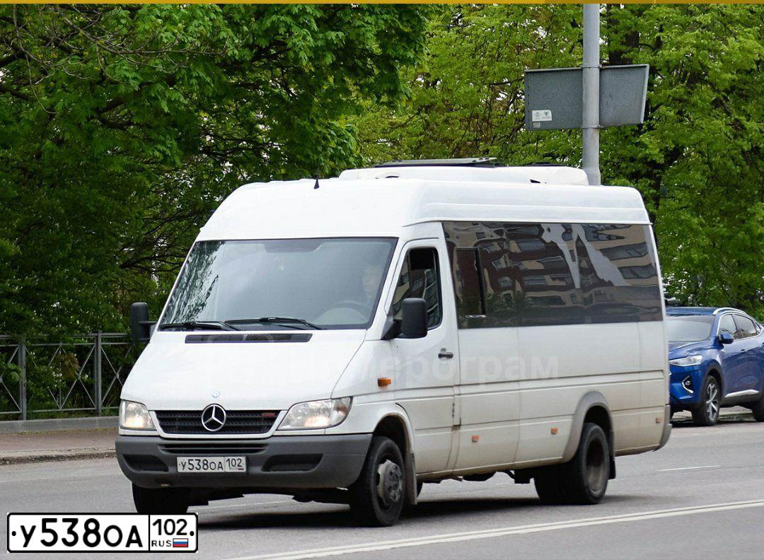 Фото автомобиля MERCEDES SPRINTER, 2017 — госномер У538ОА102. Цвет: Белый