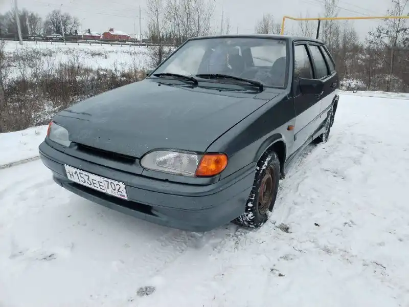 Фото автомобиля LADA 2114 SAMARA, 2010 — госномер Н153ЕЕ702. Цвет: СЕРО-СИНЕ-ЗЕЛЕНЫЙ