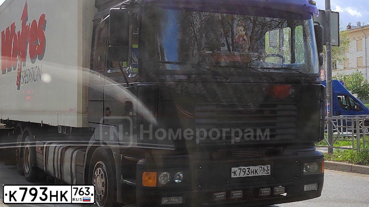 Фото автомобиля MAN 26.000-SERIE, 1998 — госномер В782ТВ154. Цвет: ЧЕРНЫЙ