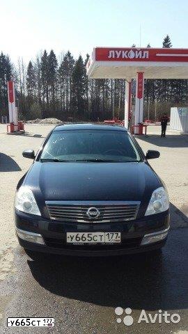 Фото автомобиля NISSAN TEANA, 2007 — госномер У665СТ177. Цвет: ЧЕРНЫЙ