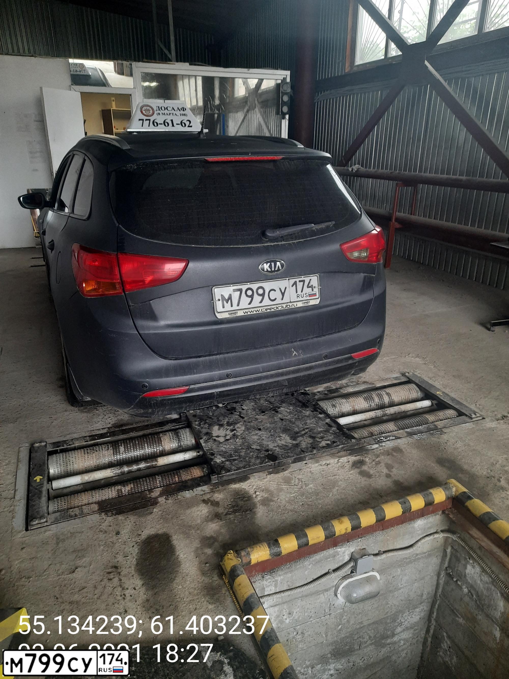 Фото автомобиля KIA CEE'D, 2013 — госномер М799СУ174. Цвет: ЧЕРНЫЙ ПЕРЛАМУТР