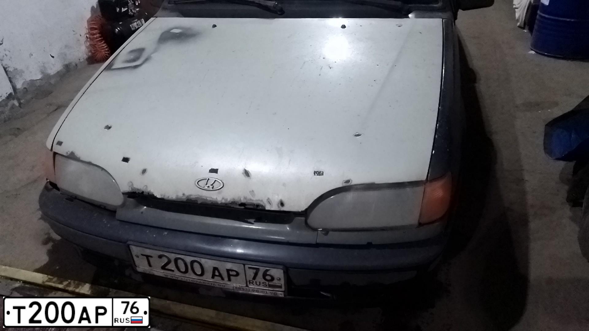Фото автомобиля LADA 2115 SAMARA, 2007 — госномер Т281ХР76. Цвет: Темно-зеленый