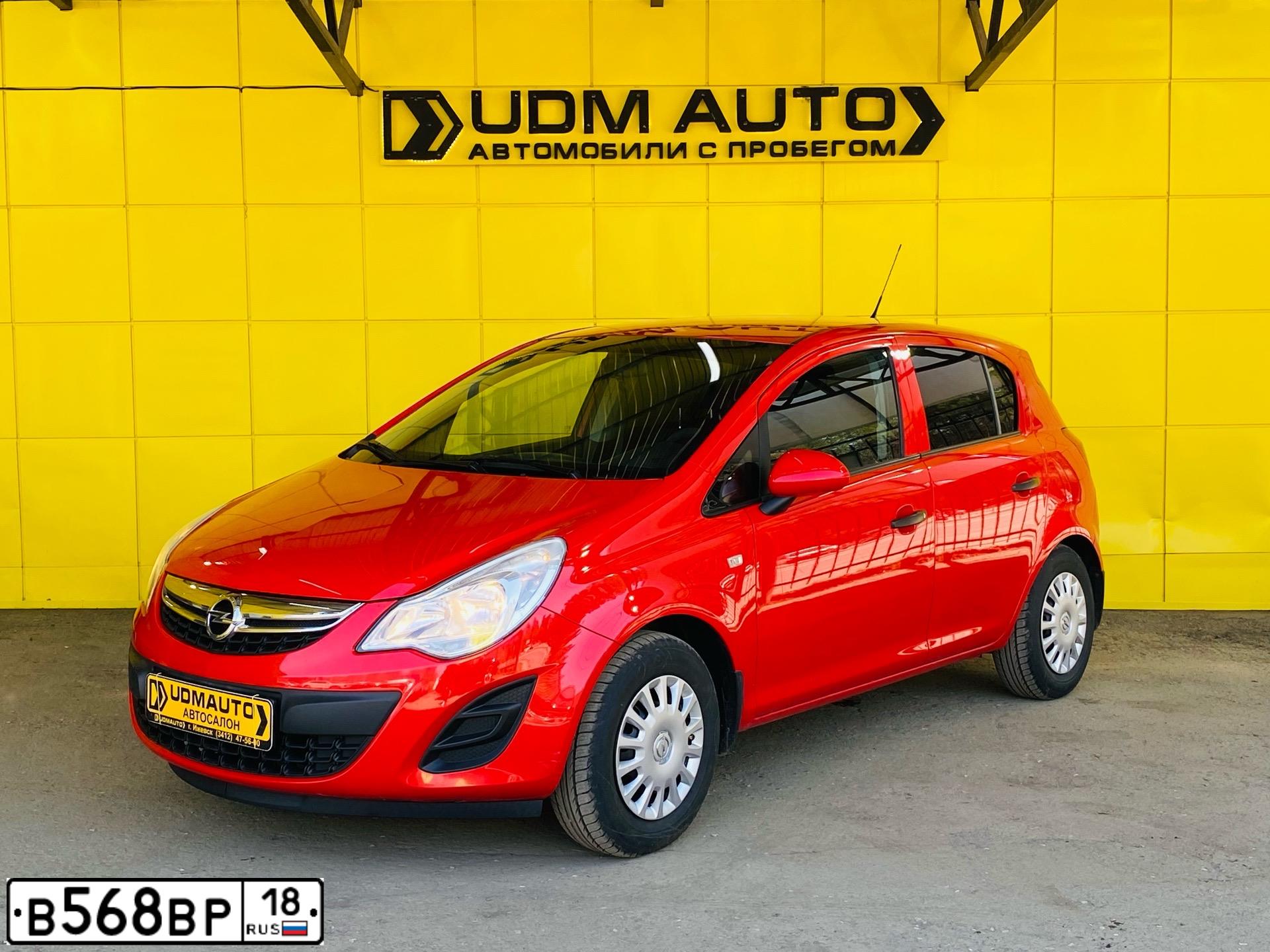 Фото автомобиля OPEL CORSA, 2013 — госномер В568ВР18