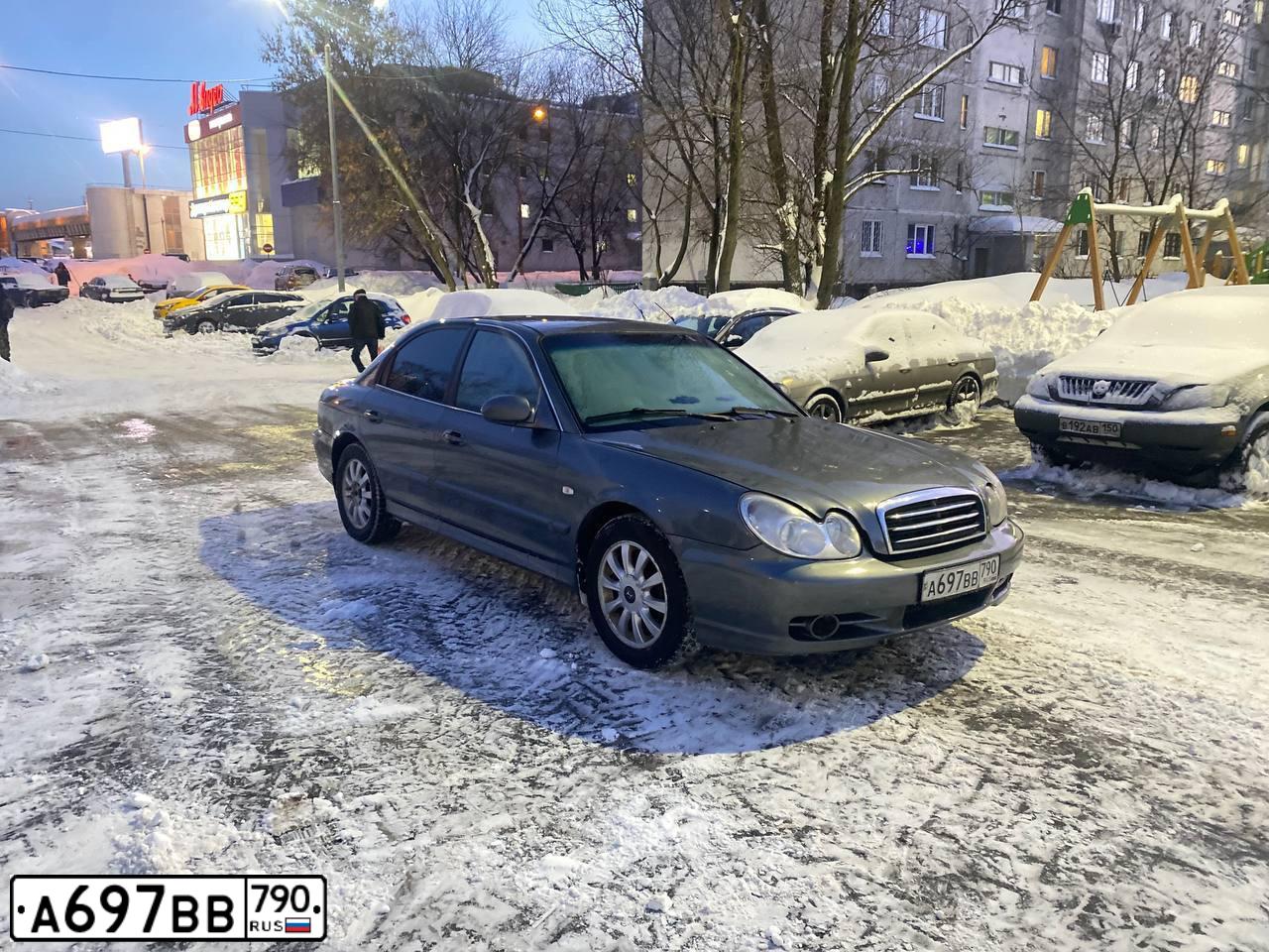 Фото автомобиля TAGAZ SONATA, 2005 — госномер А697ВВ790. Цвет: Серый