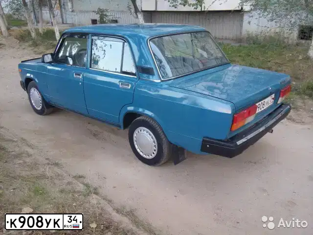 Фото автомобиля LADA 2107 LADA, 2007 — госномер К908УК34. Цвет: синий