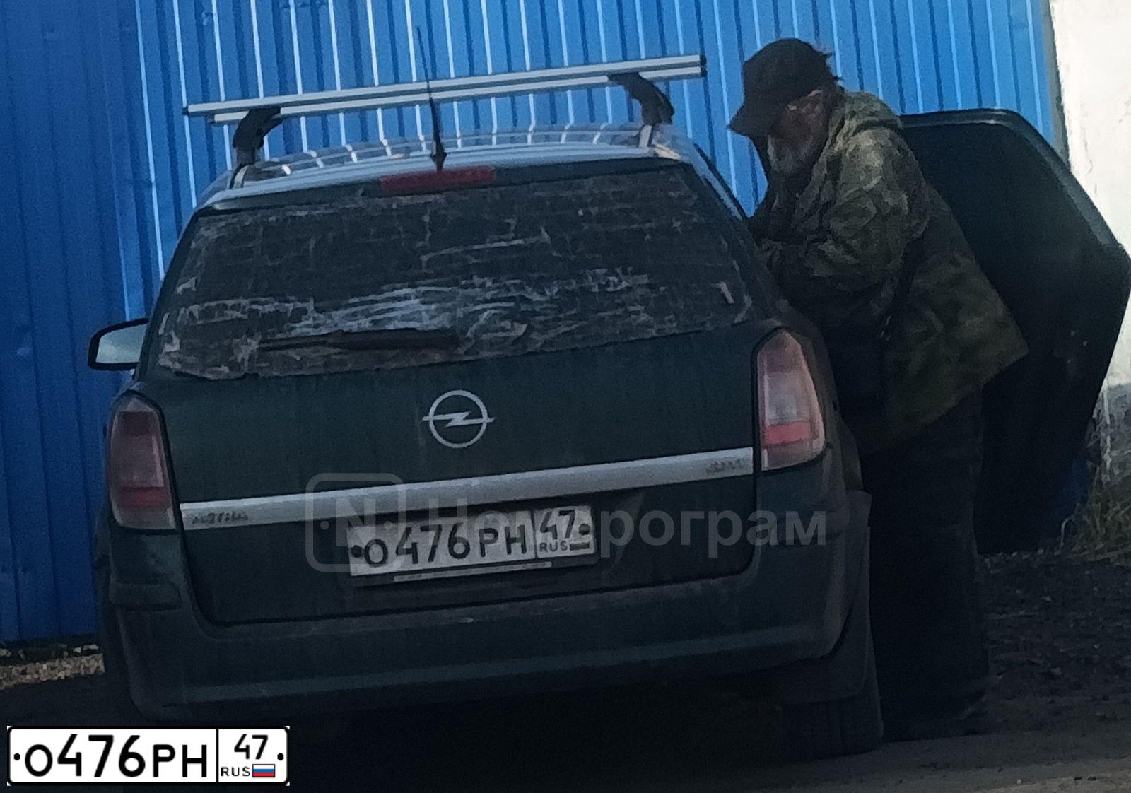 Фото автомобиля OPEL ASTRA, 2006 — госномер О476РН47. Цвет: ЗЕЛЕНЫЙ