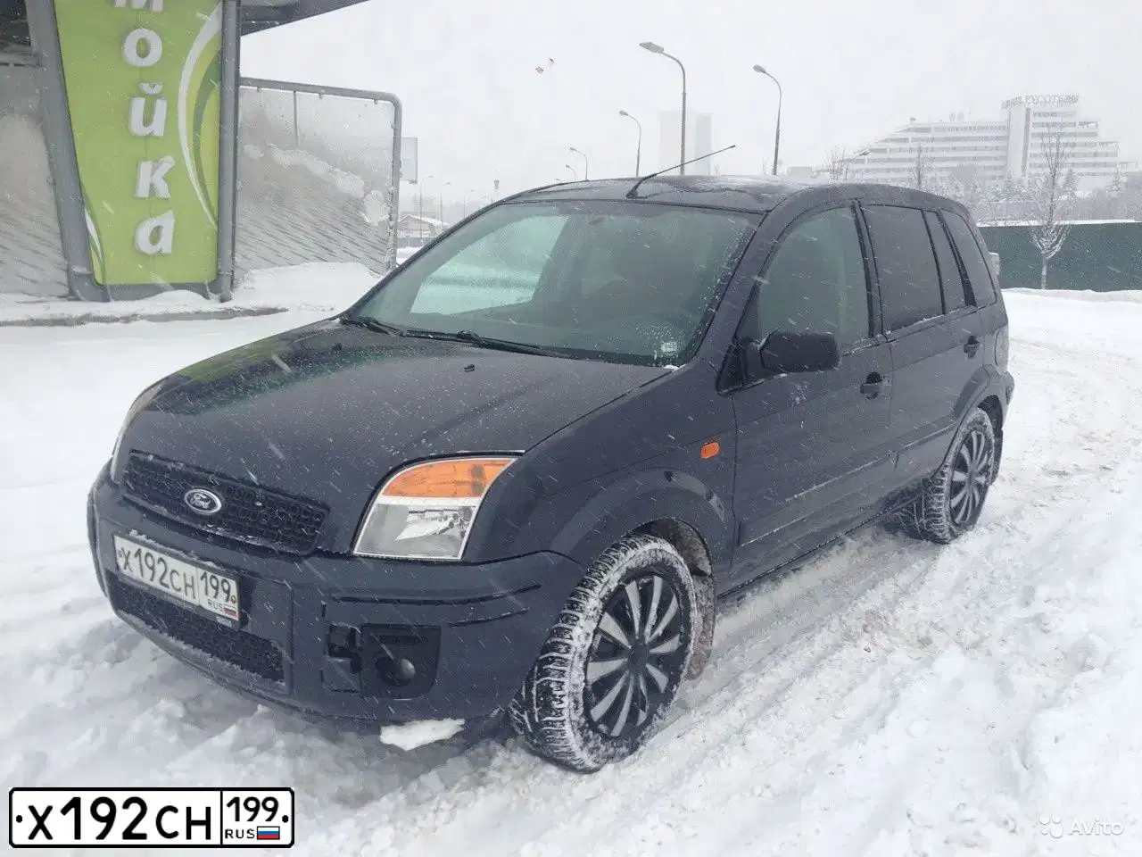 Фото автомобиля FORD FUSION, 2008 — госномер Н769ВХ790. Цвет: ТЕМНО-СЕРЫЙ