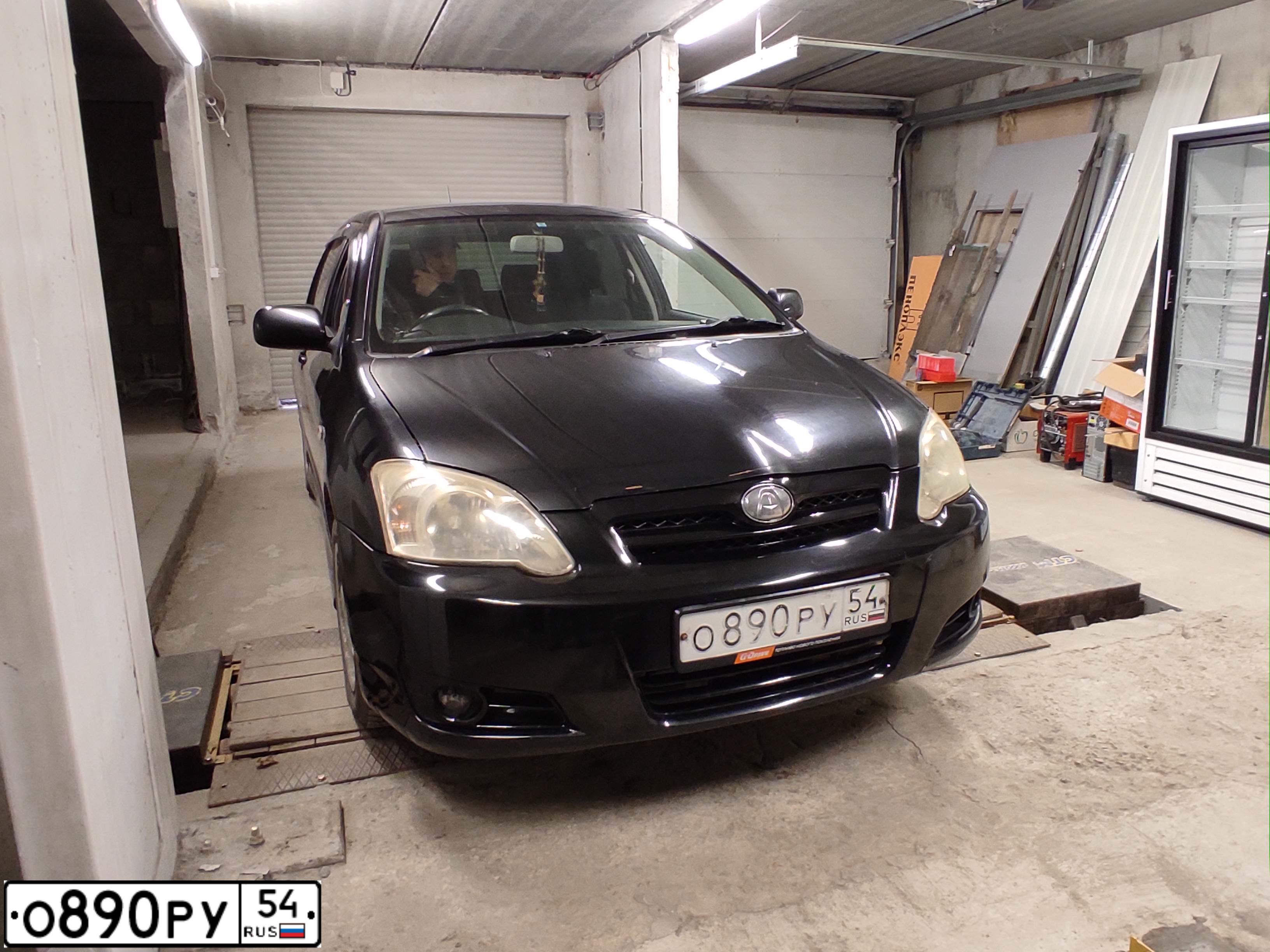 Фото автомобиля TOYOTA ALLEX, 2004 — госномер Р599АР154