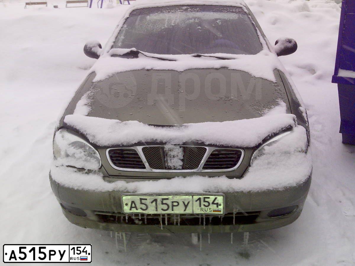Фото автомобиля ZAZ CHANCE, 2011 — госномер А515РУ154. Цвет: СЕРО ЗЕЛЕНЫЙ