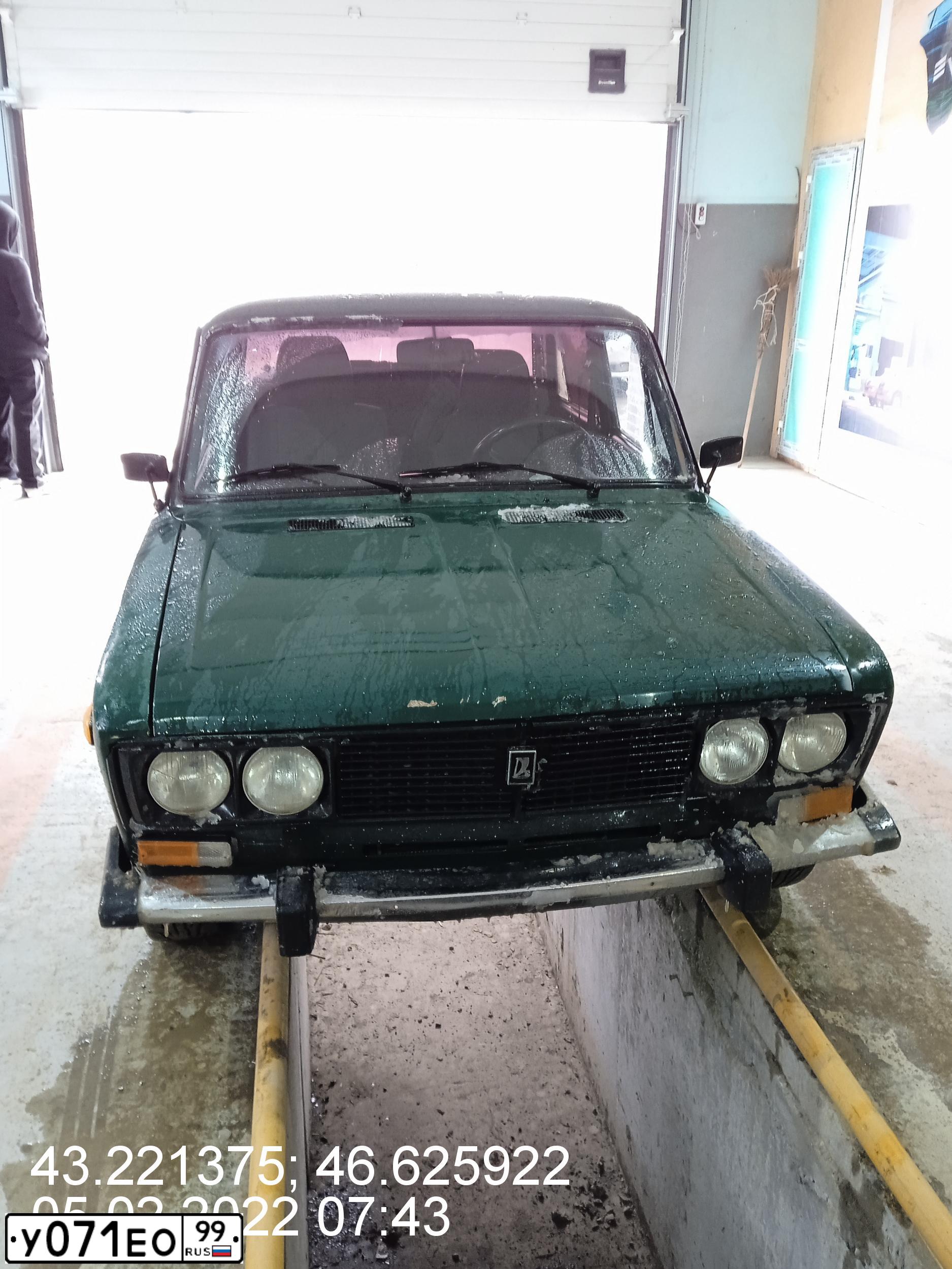 Фото автомобиля LADA 2106, 1999 — госномер Р259НР05. Цвет: ЗЕЛЕНЫЙ
