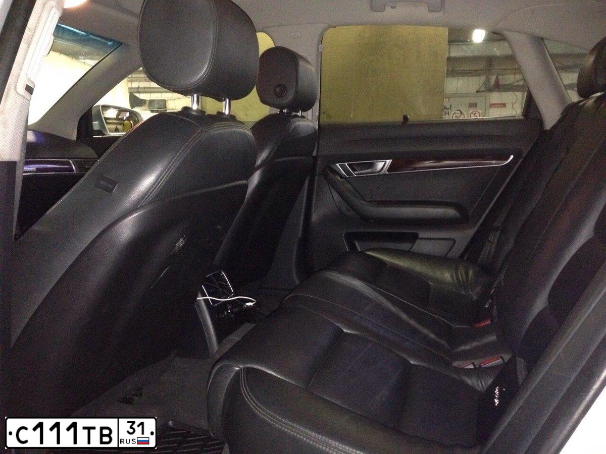 Фото автомобиля AUDI A6, 2015 — госномер С111ТВ31. Цвет: ЧЕРНЫЙ