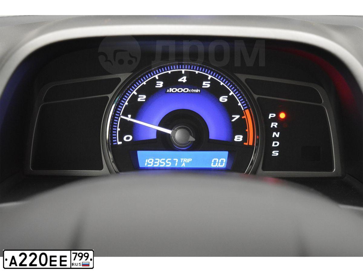 Фото автомобиля HONDA CIVIC, 2011 — госномер А351СМ252. Цвет: ЧЕРНЫЙ