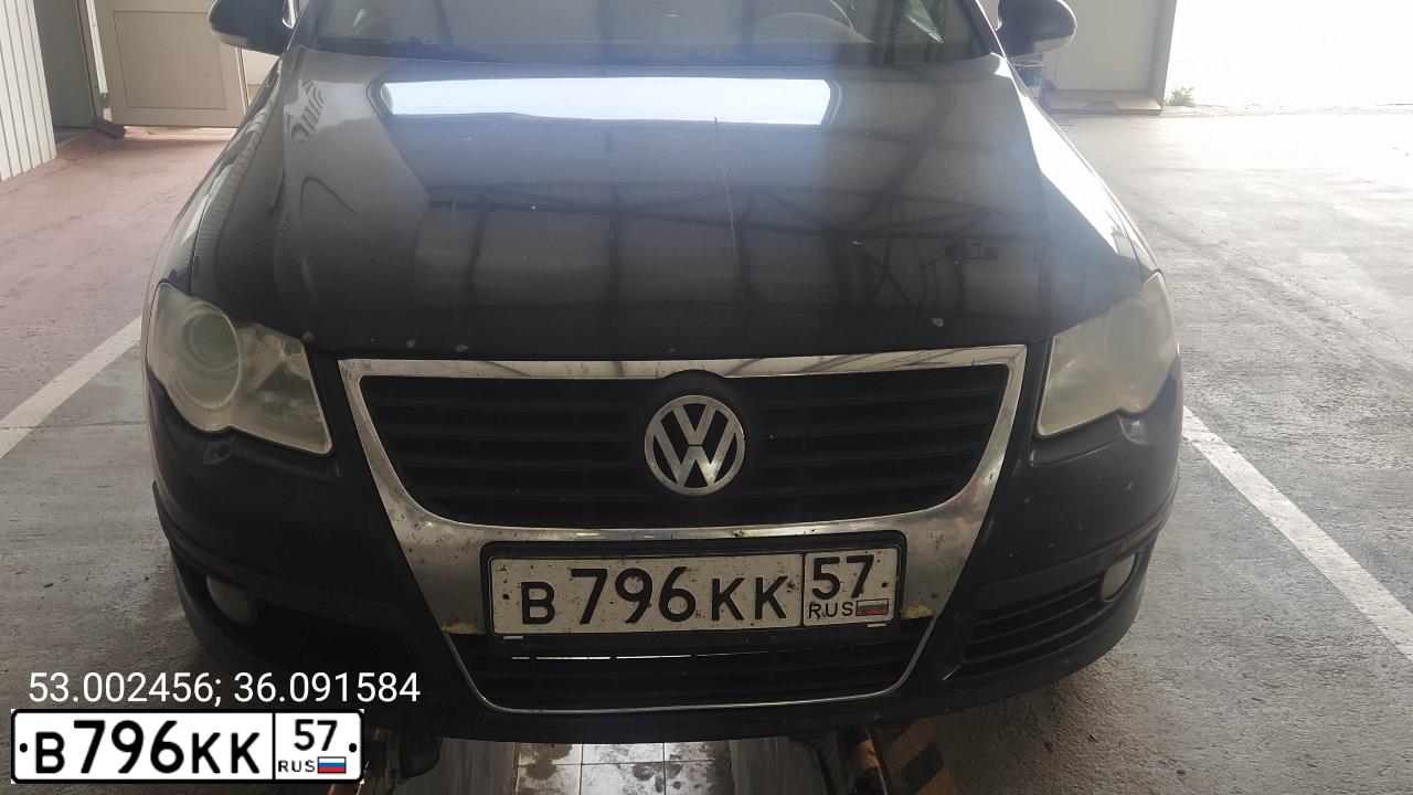 Фото автомобиля VOLKSWAGEN PASSAT, 2007 — госномер М363НЕ152. Цвет: ЧЕРНЫЙ