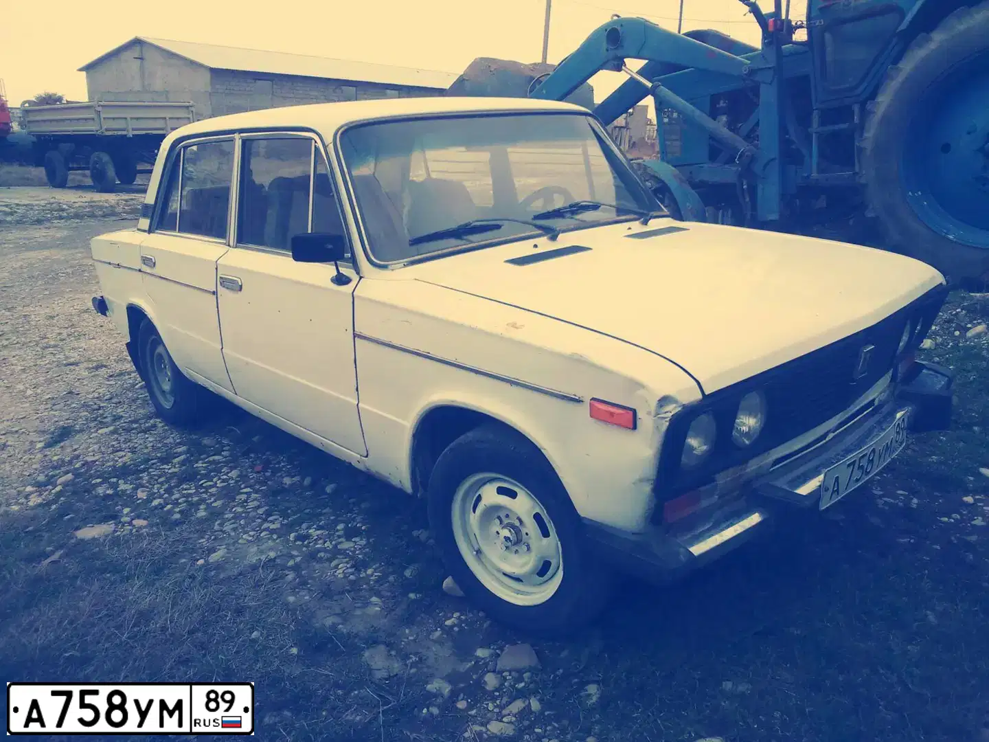 Фото автомобиля VAZ 2106 LADA, 1999 — госномер А758УМ89. Цвет: Белый