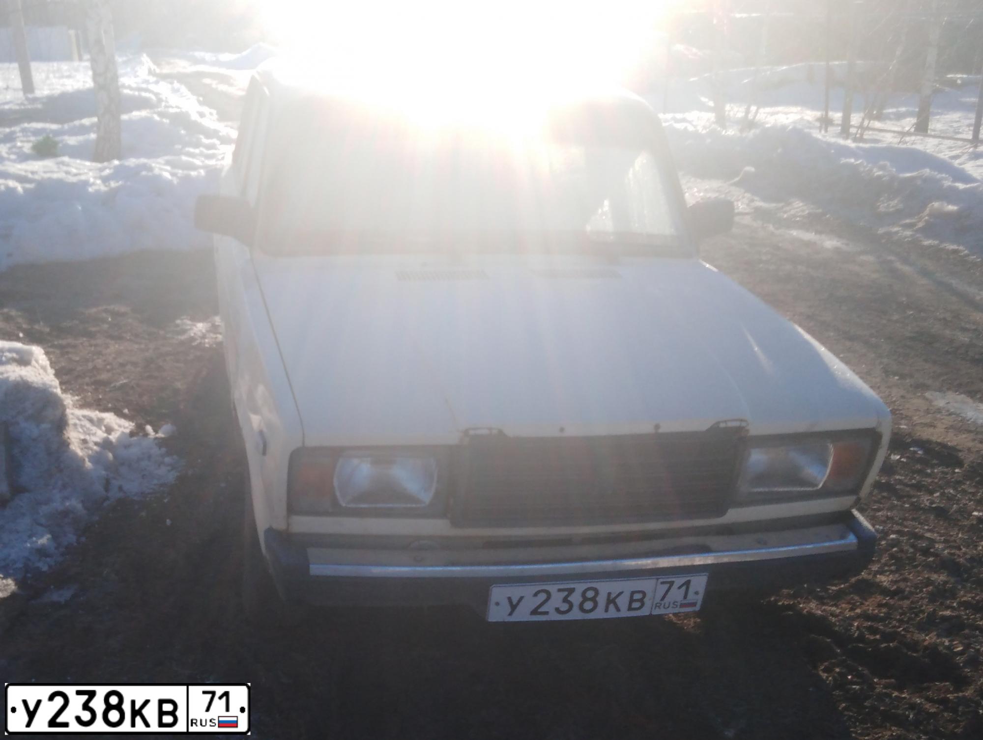 Фото автомобиля ВАЗ21070, 1996 — госномер У238КВ71. Цвет: САФАРИ