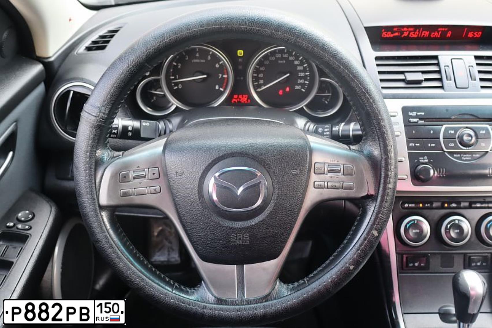 Фото автомобиля MAZDA A 6, 2007 — госномер Р882РВ150. Цвет: ФИОЛЕТОВЫЙ СВЕТЛЫЙ