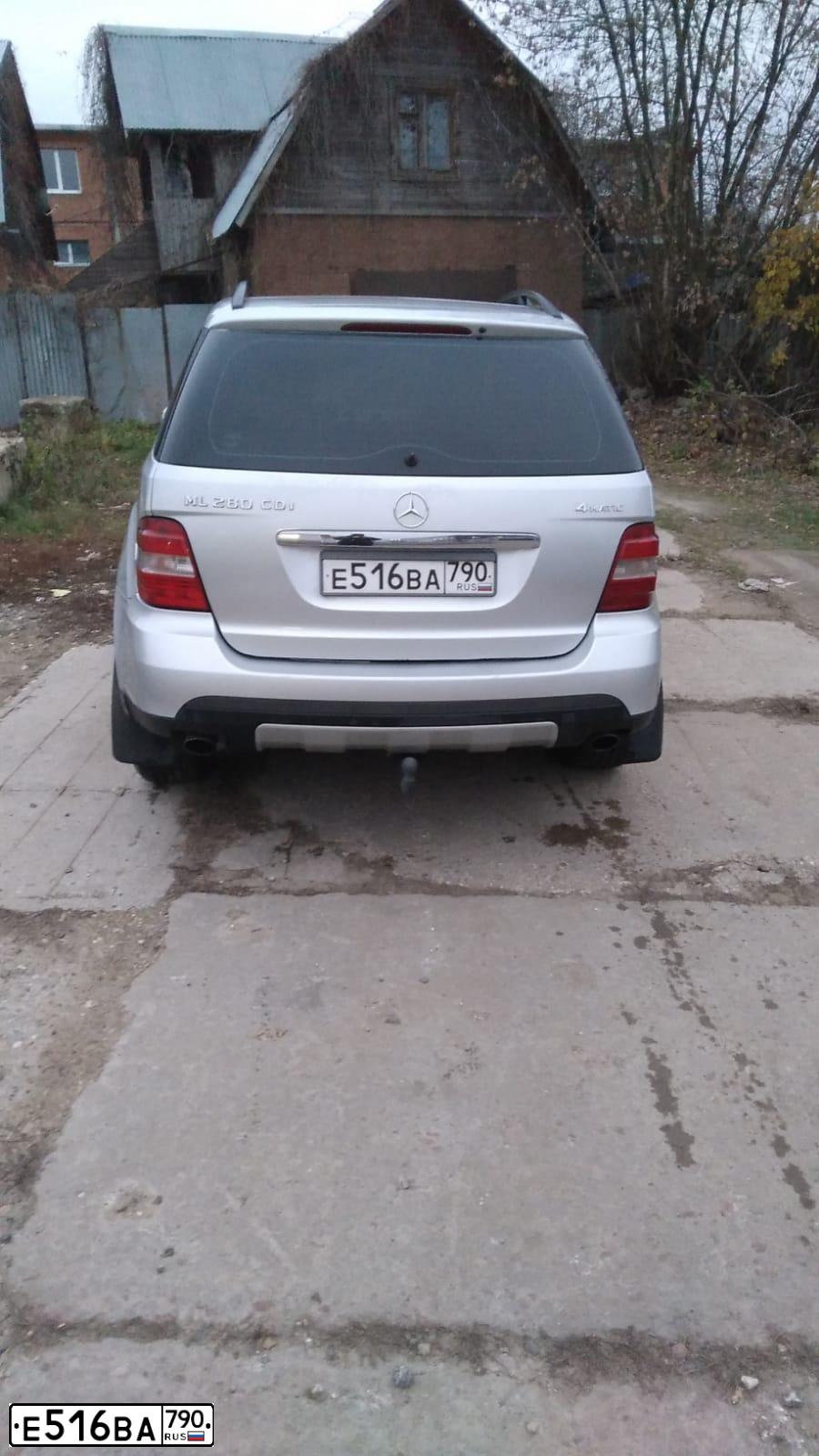 Фото автомобиля MERCEDES-BENZ ML280, 2006 — госномер А332УЕ790