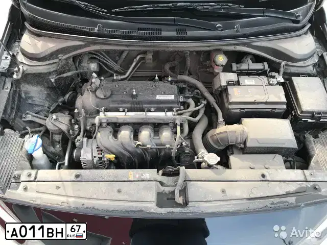 Фото автомобиля HYUNDAI SOLARIS, 2017 — госномер А011ВН67. Цвет: ЧЕРНЫЙ