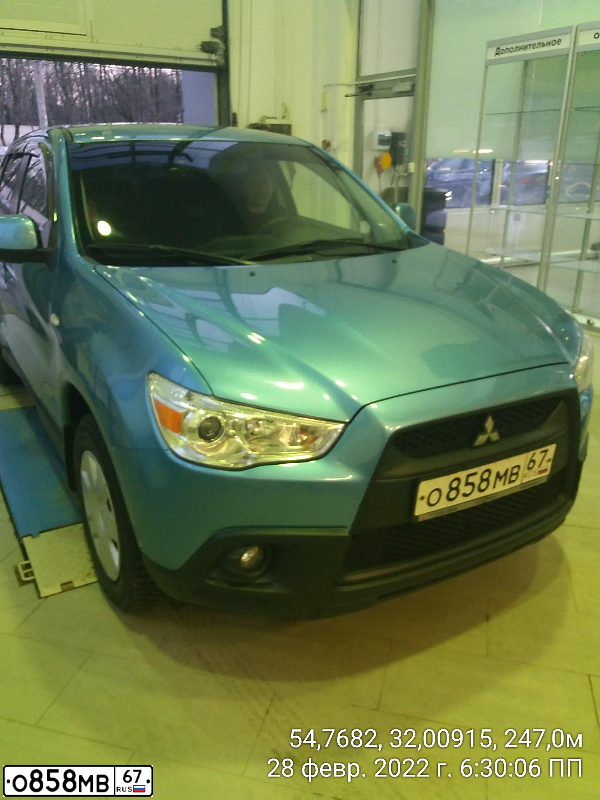 Фото автомобиля MITSUBISHI LANCER, 2007 — госномер О858МВ67