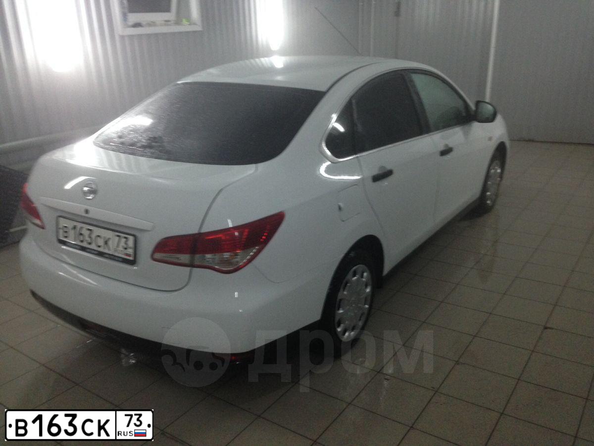 Фото автомобиля NISSAN ALMERA /AVTOVAZ/, 2013 — госномер В163СК73. Цвет: БЕЛЫЙ