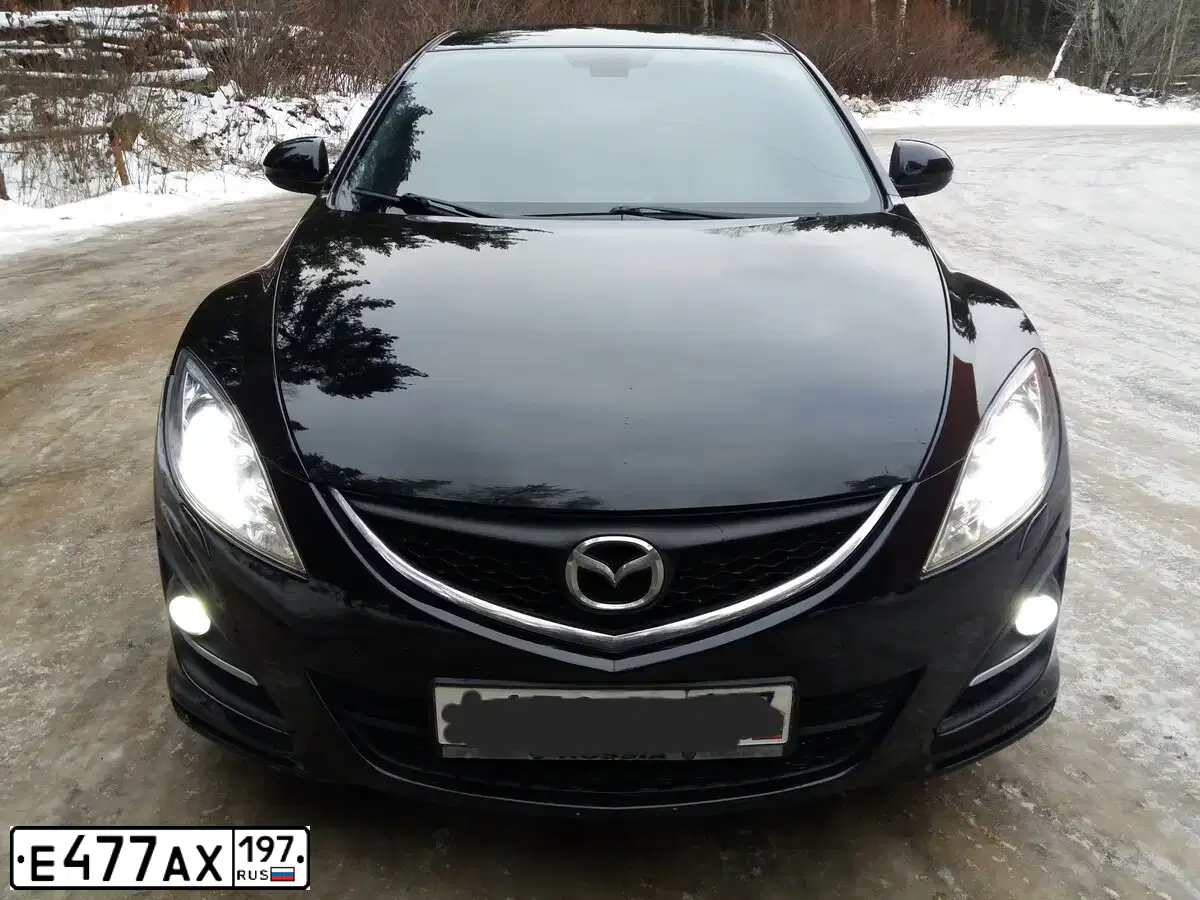 Фото автомобиля MAZDA 6, 2010 — госномер О256АХ193. Цвет: Коричневый
