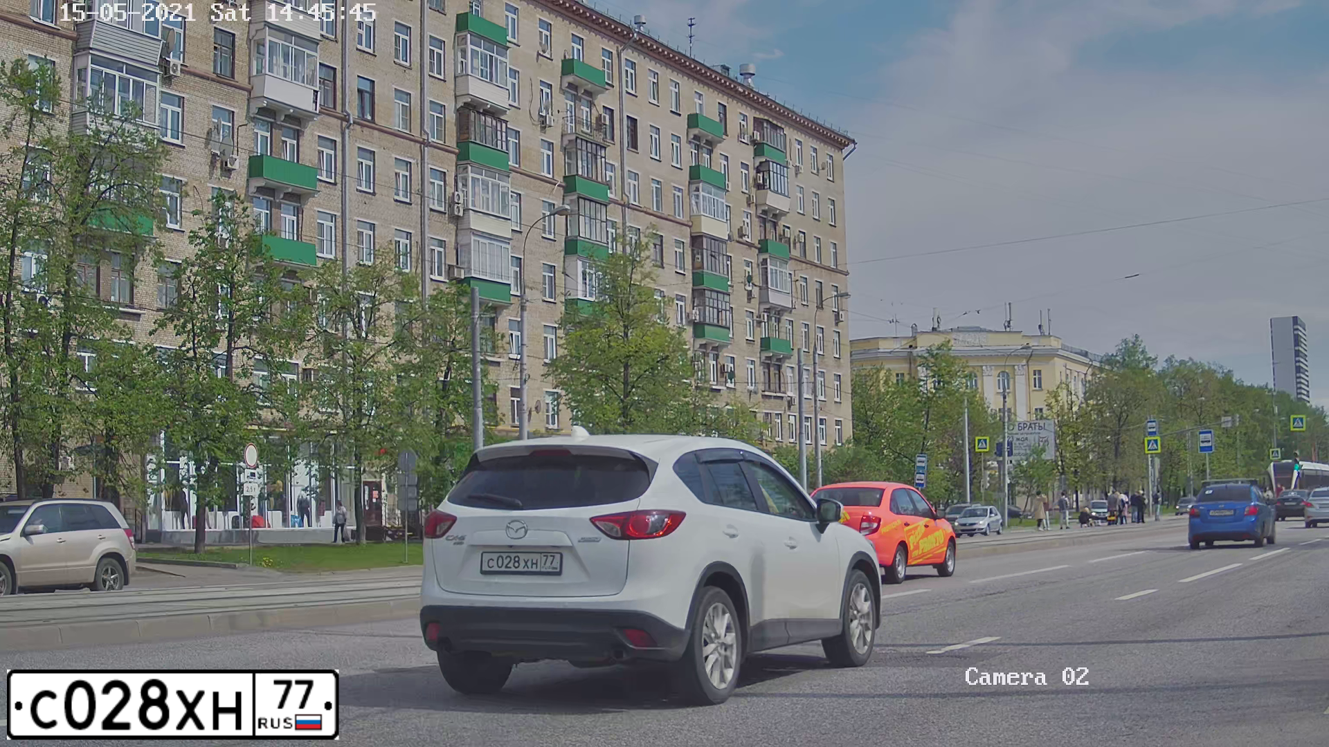 Фото автомобиля LADA 2104, 1998 — госномер С028ХН77. Цвет: БЕЛЫЙ