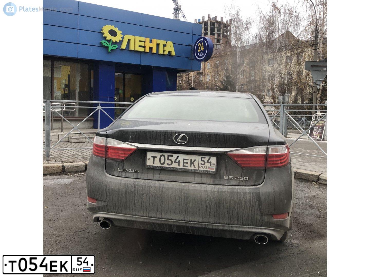 Фото автомобиля TOYOTA CAMRY, 2008 — госномер Т054ЕК54. Цвет: ЧЕРНЫЙ