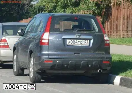 Фото автомобиля HONDA CR-V, 2007 — госномер К430ЕР154. Цвет: ТЕМНО-СЕРЫЙ