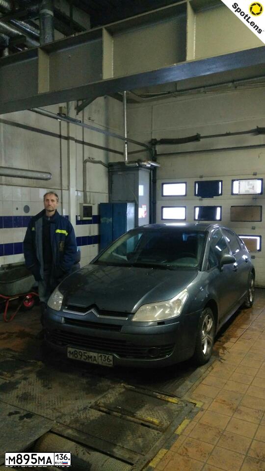 Фото автомобиля CITROEN C4, 2008 — госномер М017ЕР102. Цвет: СЕРЫЙ